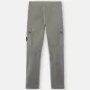 Pantaloni cargo slim fit con tasche con zip Pantaloni cargo slim fit con tasche con zip
