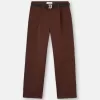 Pantaloni chino dalla vestibilità ampia con cintura in nastro di nylon Pantaloni chino dalla vestibilità ampia con cintura in nastro di nylon