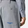 Pantaloni chino dalla vestibilità ampia con cintura in nastro di nylon Pantaloni chino dalla vestibilità ampia con cintura in nastro di nylon