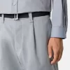 Pantaloni chino dalla vestibilità ampia con cintura in nastro di nylon Pantaloni chino dalla vestibilità ampia con cintura in nastro di nylon