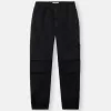 Pantaloni della tuta dal taglio ampio con tasche con bottone a pressione e cerniera Pantaloni della tuta dal taglio ampio con tasche con bottone a pressione e cerniera
