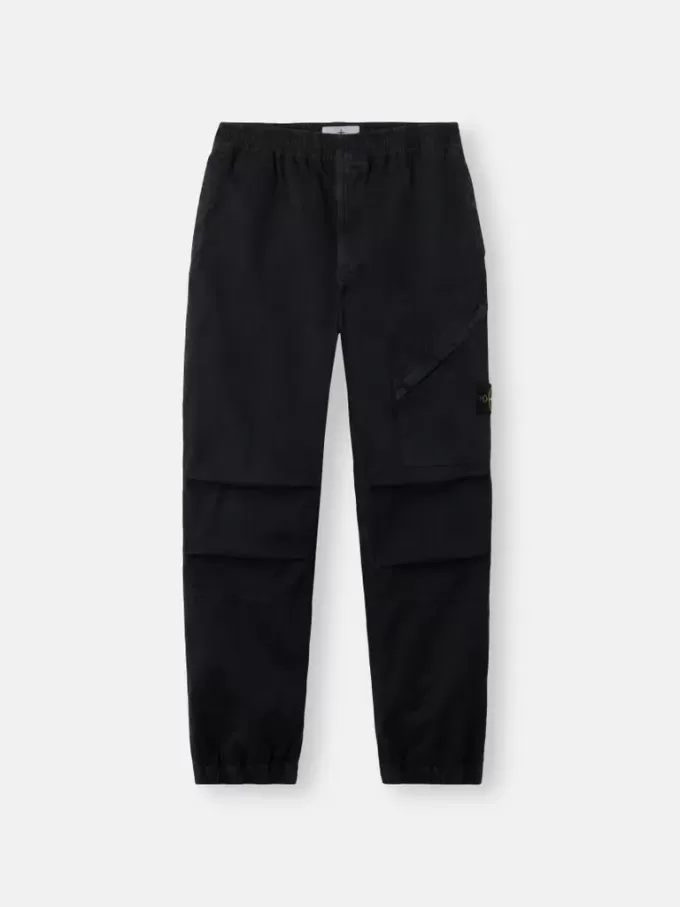 Pantaloni della tuta dal taglio ampio con tasche con bottone a pressione e cerniera Pantaloni della tuta dal taglio ampio con tasche con bottone a pressione e cerniera