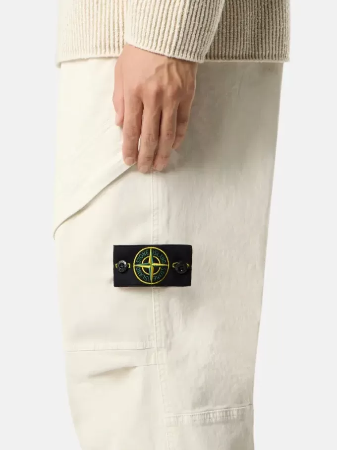 Pantaloni della tuta dal taglio ampio con tasche con bottone a pressione e cerniera Pantaloni della tuta dal taglio ampio con tasche con bottone a pressione e cerniera