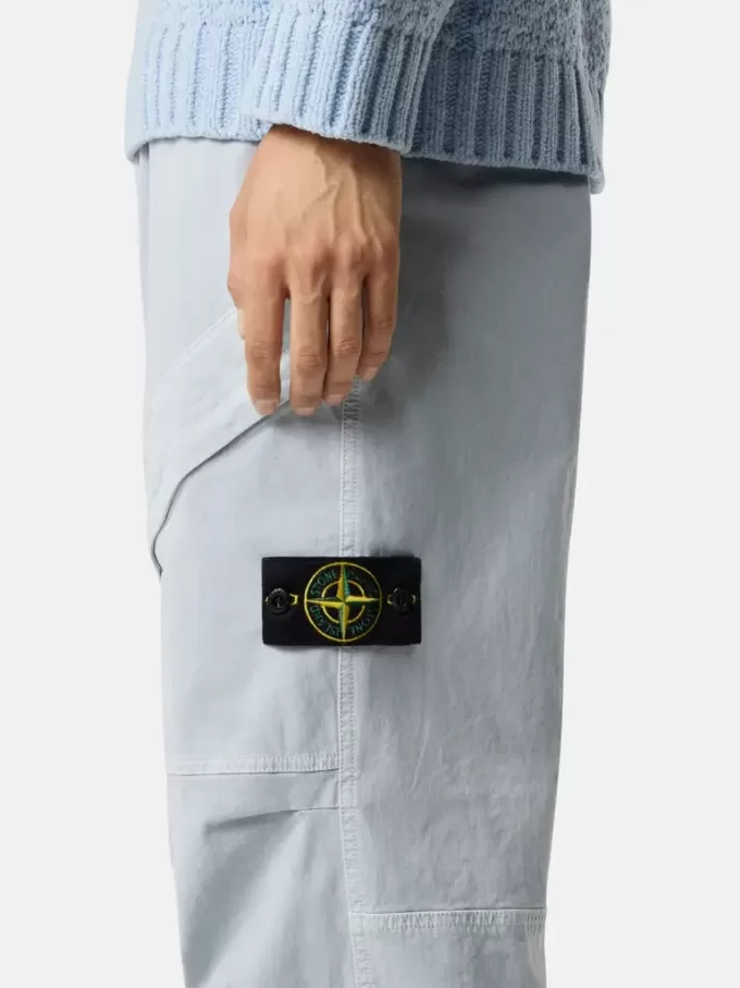 Pantaloni della tuta dal taglio ampio con tasche con bottone a pressione e cerniera