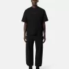 Pantaloni della tuta dalla vestibilità ampia con tasche e polsini elasticizzati Pantaloni della tuta dalla vestibilità ampia con tasche e polsini elasticizzati