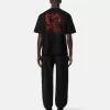 Pantaloni della tuta dalla vestibilità ampia con tasche e polsini elasticizzati Pantaloni della tuta dalla vestibilità ampia con tasche e polsini elasticizzati