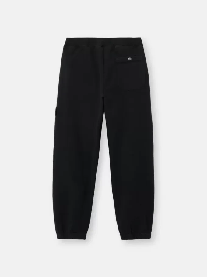 Pantaloni della tuta dalla vestibilità ampia con tasche e polsini elasticizzati Pantaloni della tuta dalla vestibilità ampia con tasche e polsini elasticizzati