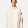 Parka corto con fodera removibile e toppe sui gomiti.