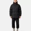 Parka imbottito con cappuccio e protezione antivento Parka imbottito con cappuccio e protezione antivento