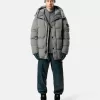 Parka imbottito con cappuccio e protezione antivento Parka imbottito con cappuccio e protezione antivento