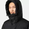 Parka imbottito con cappuccio e protezione antivento Parka imbottito con cappuccio e protezione antivento