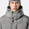 Parka imbottito con cappuccio e protezione antivento Parka imbottito con cappuccio e protezione antivento