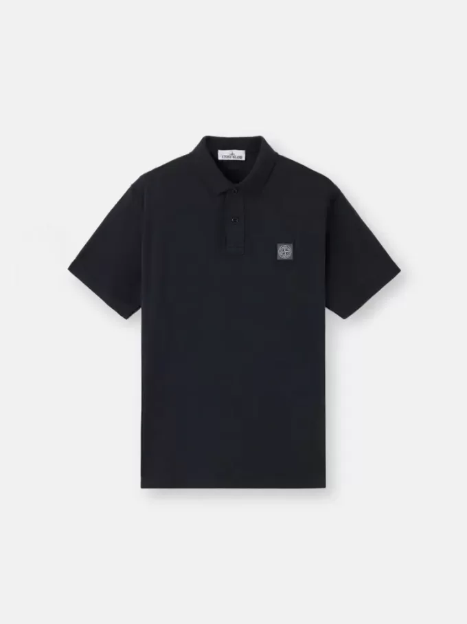Polo a maniche corte con patch Compass Polo a maniche corte con patch Compass