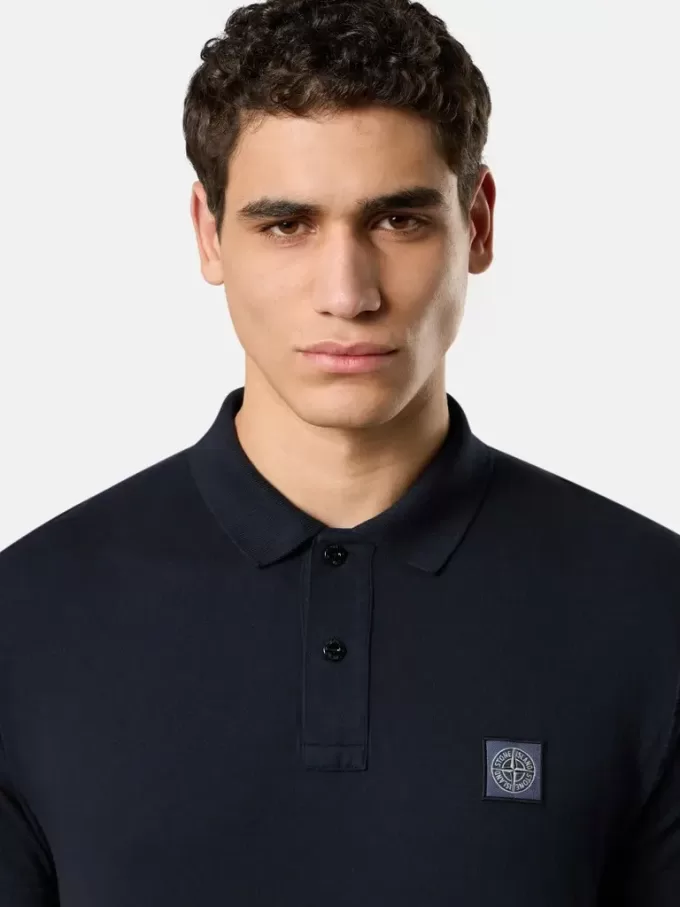 Polo a maniche corte con patch Compass Polo a maniche corte con patch Compass