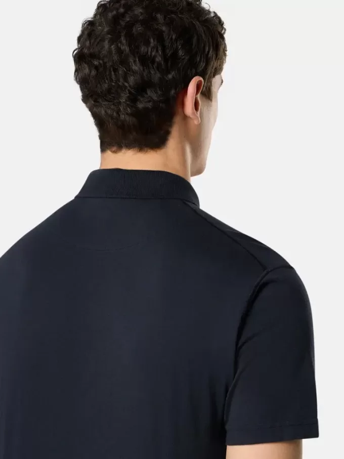 Polo a maniche corte con patch Compass Polo a maniche corte con patch Compass