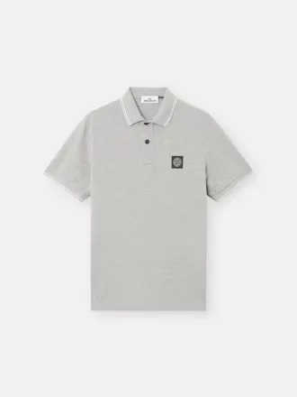 polo slim fit a maniche corte con dettagli a righe 1 4 330x440 - Polo slim fit a maniche corte con dettagli a righe