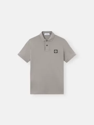 Polo slim fit a maniche corte con toppa Compass Polo slim fit a maniche corte con toppa Compass
