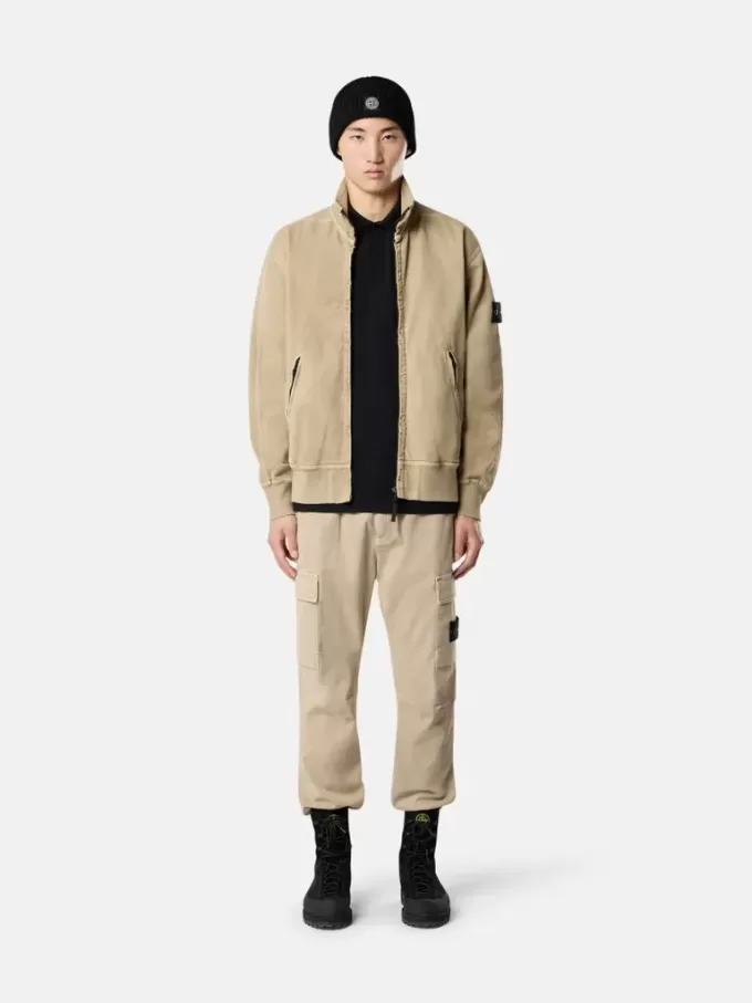 Polo slim fit a maniche corte con toppa Compass