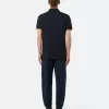 Polo slim fit a maniche corte con toppa Compass