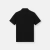Polo slim fit a maniche corte con toppa Compass
