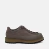 Sneaker stringata con bordo in gomma e suola carrarmato