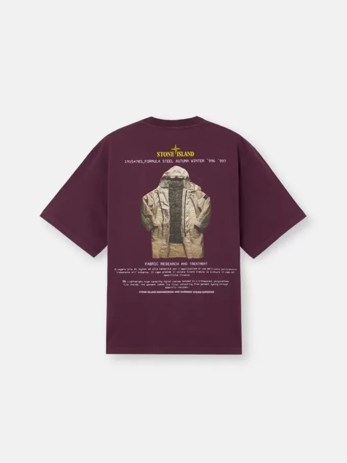 T-shirt a maniche corte dal taglio regolare con stampa stagionale “Archivio”
