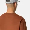 T-shirt oversize a maniche corte con bande stampate