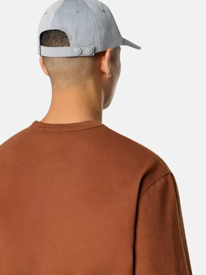 T-shirt oversize a maniche corte con bande stampate