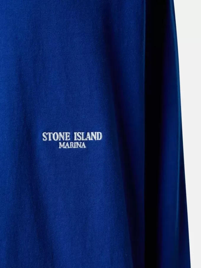T-shirt oversize a maniche lunghe con ricamo Marina T-shirt oversize a maniche lunghe con ricamo Marina