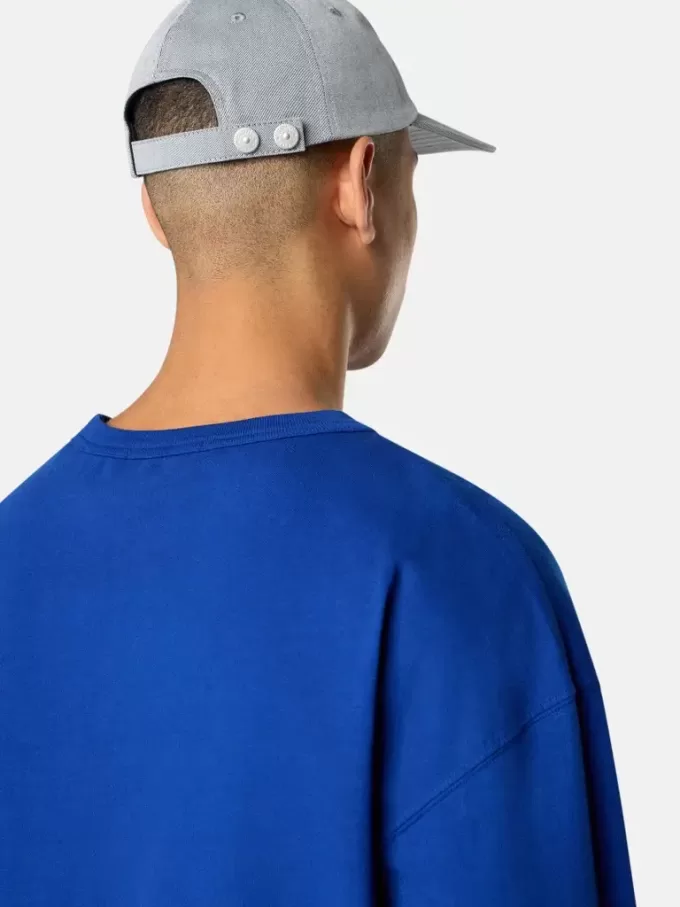 T-shirt oversize a maniche lunghe con ricamo Marina T-shirt oversize a maniche lunghe con ricamo Marina