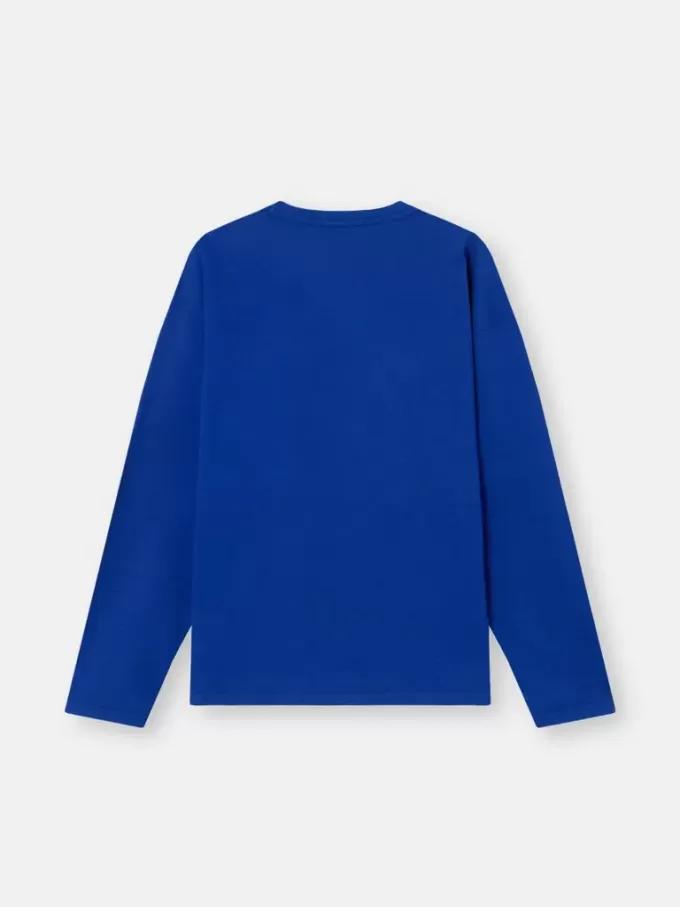 T-shirt oversize a maniche lunghe con ricamo Marina T-shirt oversize a maniche lunghe con ricamo Marina