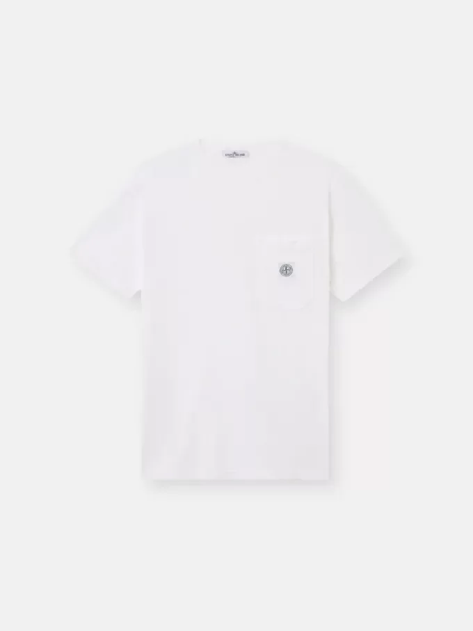 T-shirt slim fit a maniche corte con patch Compass T-shirt slim fit a maniche corte con patch Compass