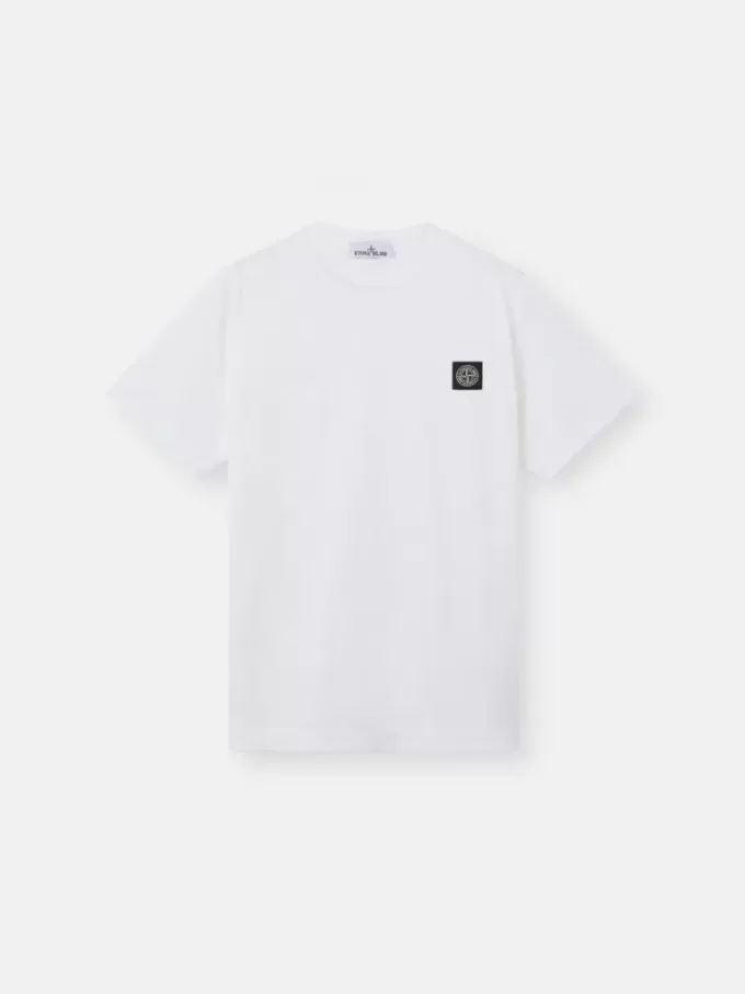 T-shirt slim fit a maniche corte con patch Compass T-shirt slim fit a maniche corte con patch Compass