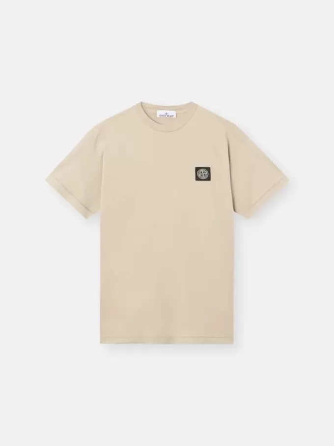 T-shirt slim fit a maniche corte con patch Compass T-shirt slim fit a maniche corte con patch Compass
