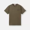 T-shirt slim fit a maniche corte con patch Compass T-shirt slim fit a maniche corte con patch Compass
