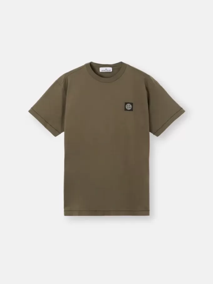 T-shirt slim fit a maniche corte con patch Compass T-shirt slim fit a maniche corte con patch Compass
