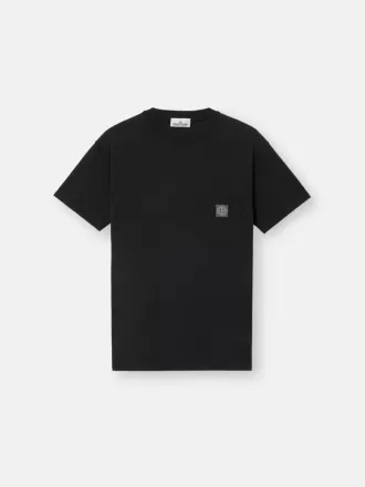 T-shirt slim fit a maniche corte con patch Compass T-shirt slim fit a maniche corte con patch Compass