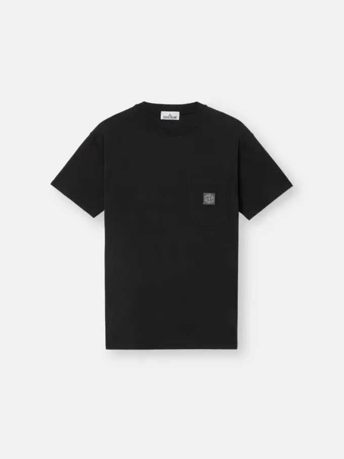 T-shirt slim fit a maniche corte con patch Compass T-shirt slim fit a maniche corte con patch Compass