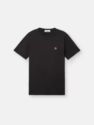 T-shirt slim fit a maniche corte con patch Compass