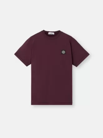 T-shirt slim fit a maniche corte con patch Compass