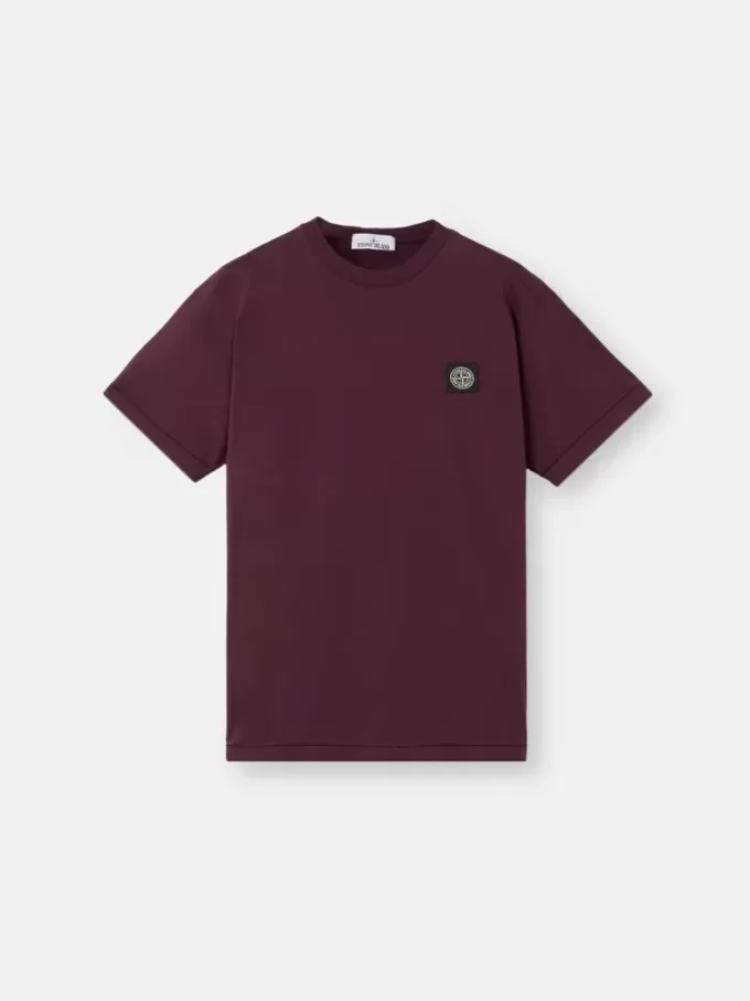 T-shirt slim fit a maniche corte con patch Compass T-shirt slim fit a maniche corte con patch Compass