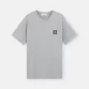 T-shirt slim fit a maniche corte con patch Compass T-shirt slim fit a maniche corte con patch Compass