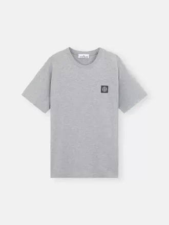 T-shirt slim fit a maniche corte con patch Compass