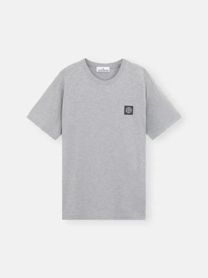 T-shirt slim fit a maniche corte con patch Compass T-shirt slim fit a maniche corte con patch Compass