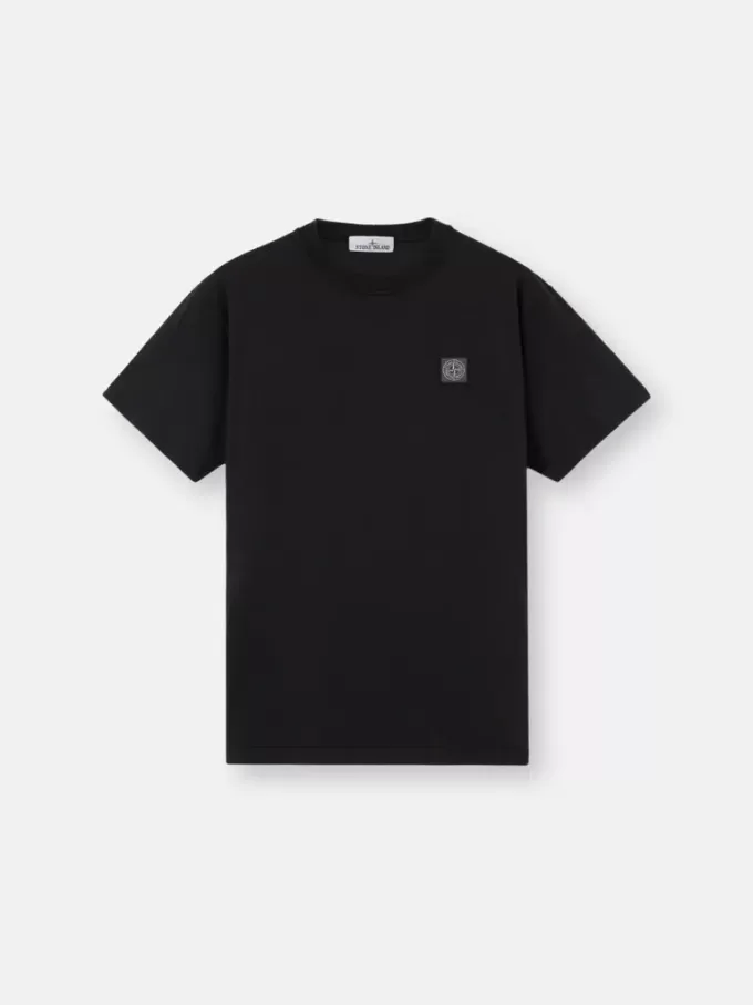T-shirt slim fit a maniche corte con patch Compass T-shirt slim fit a maniche corte con patch Compass