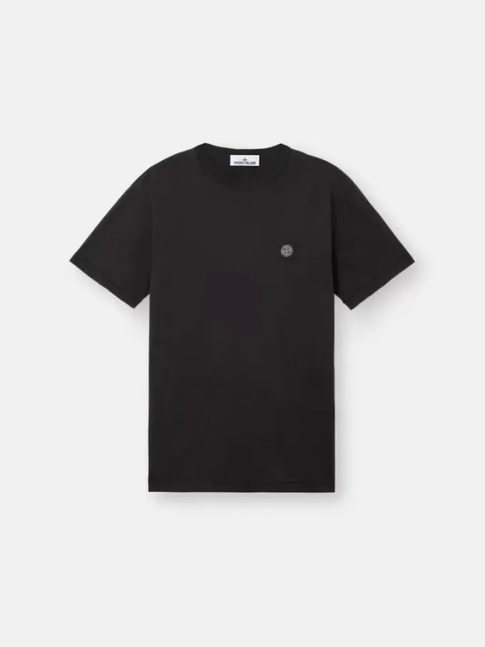 T-shirt slim fit a maniche corte con patch Compass T-shirt slim fit a maniche corte con patch Compass