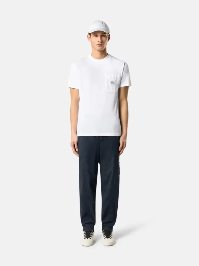 T-shirt slim fit a maniche corte con patch Compass T-shirt slim fit a maniche corte con patch Compass