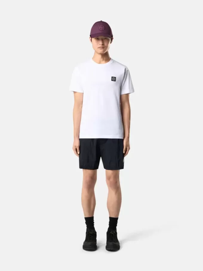 T-shirt slim fit a maniche corte con patch Compass T-shirt slim fit a maniche corte con patch Compass