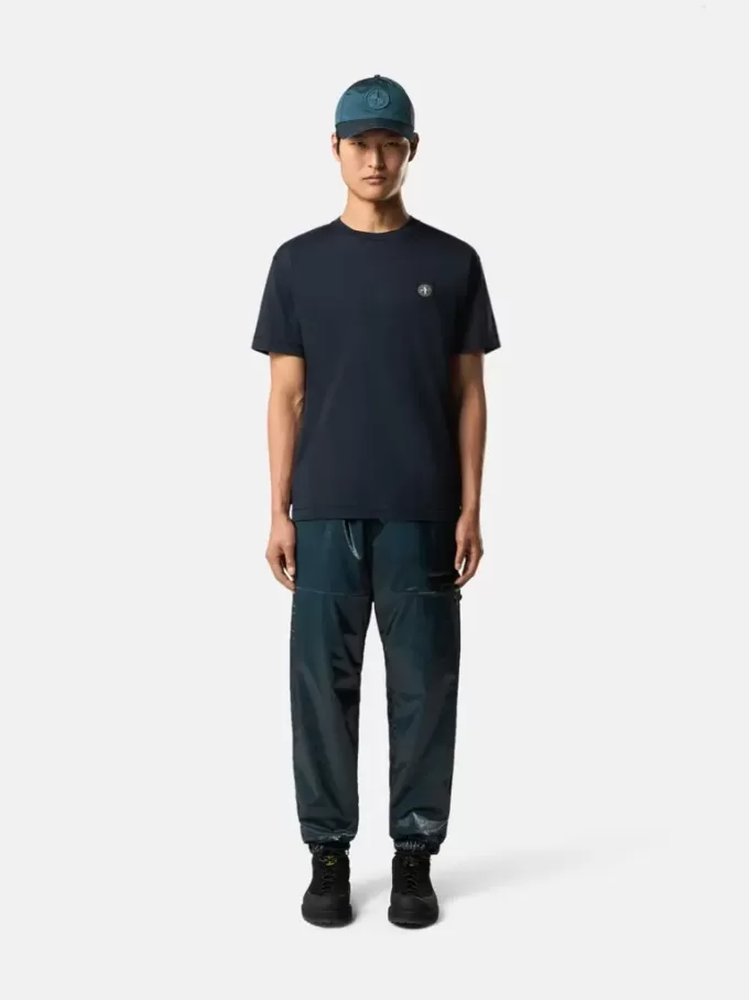 T-shirt slim fit a maniche corte con patch Compass T-shirt slim fit a maniche corte con patch Compass