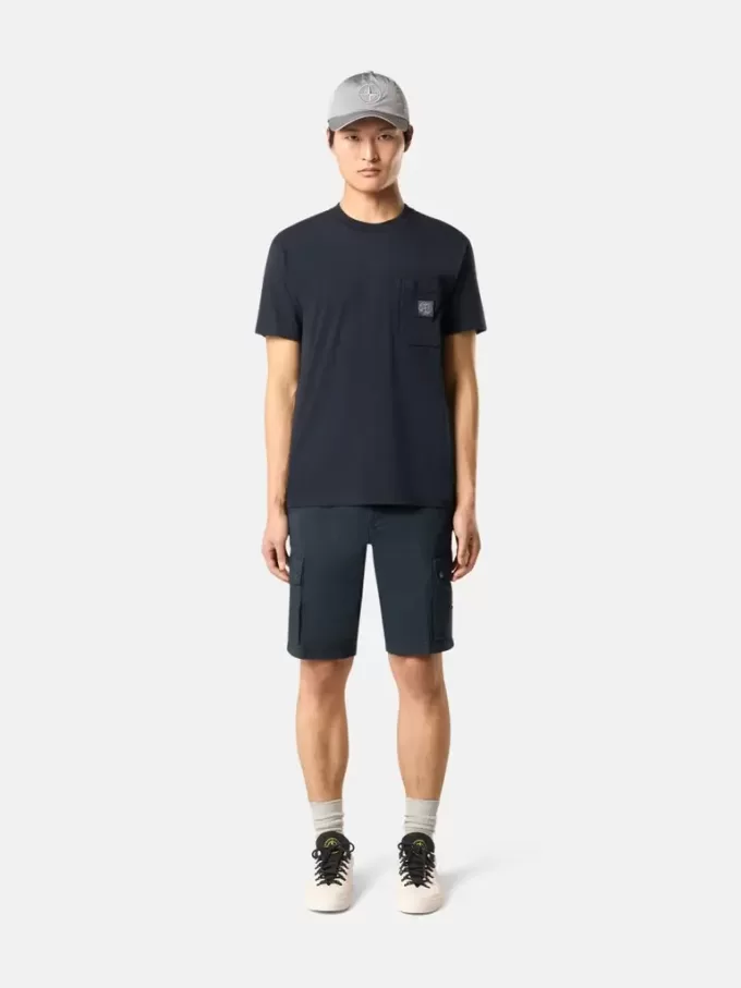 T-shirt slim fit a maniche corte con patch Compass T-shirt slim fit a maniche corte con patch Compass